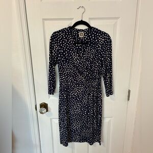 Anne Klein wrap around dress